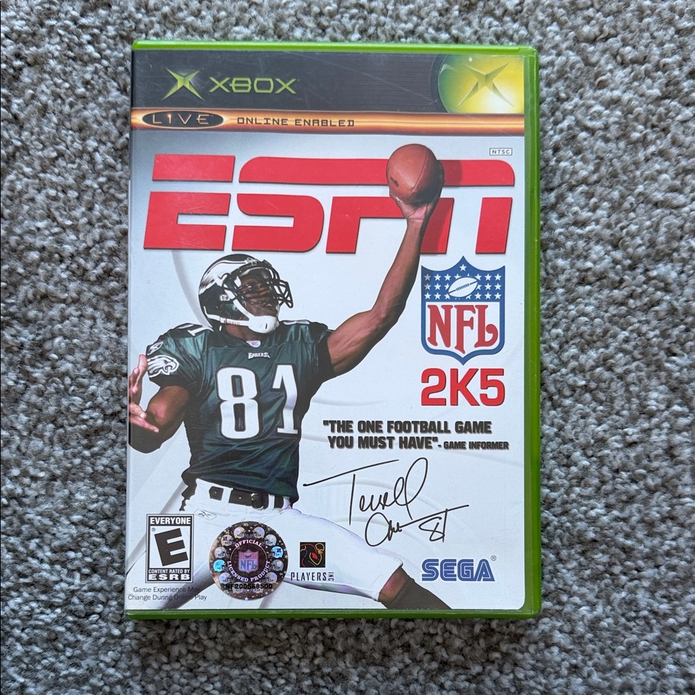 ESPN NFL 2K5 Xbox Game